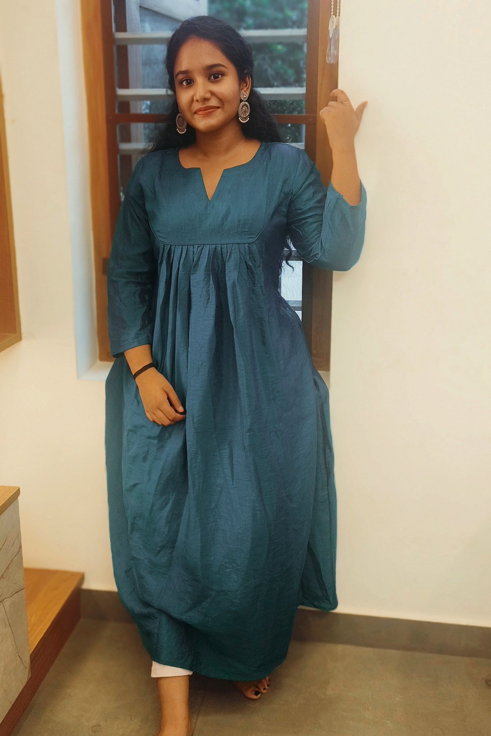 Teal Kurti by Iktara by JS
